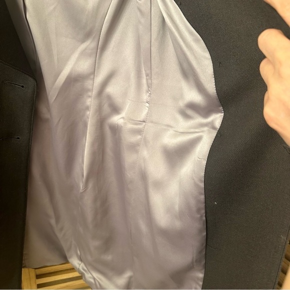 Smythe Grey Wool Double Breasted Coat in gray size 2 - Picture 9 of 11